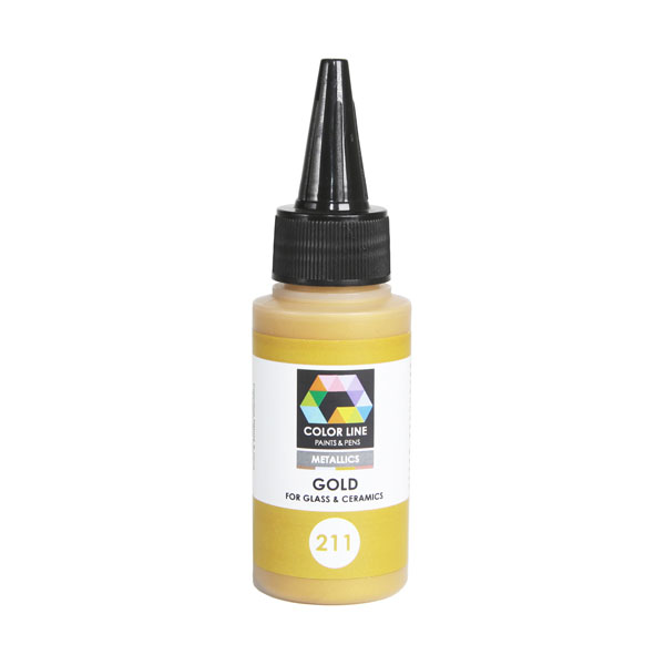Color Line Paint Pen, Gold 2.2 oz.