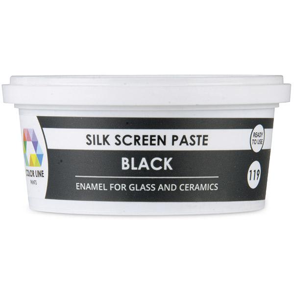 Color Line Silk Screen Paste, Black, 5.3 oz.