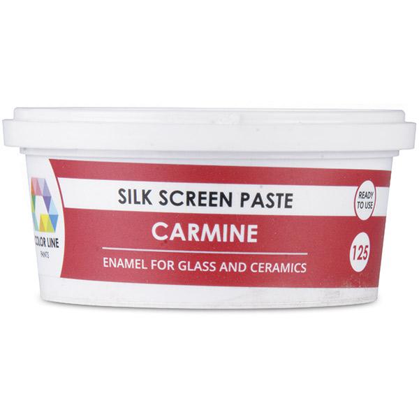 Color Line Silk Screen Paste, Carmine, 5.3 oz.