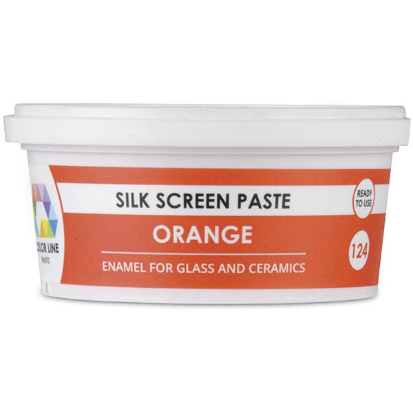 Color Line Silk Screen Paste, Orange, 5.3 oz.