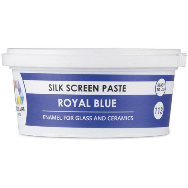 Color Line Silk Screen Paste, Royal Blue, 5.3 oz.