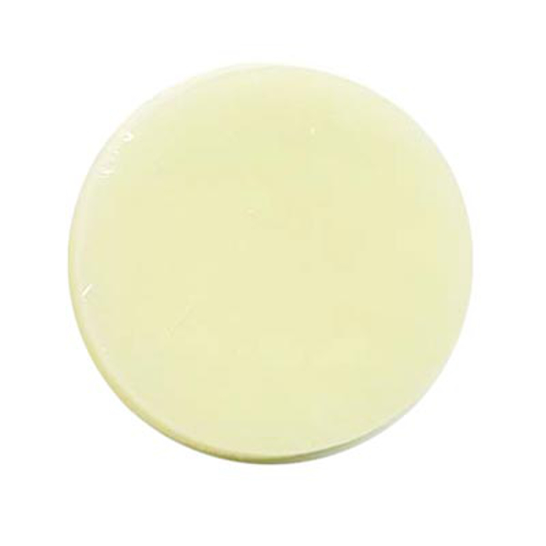 Precut Circles Ivory Opalescent COE90