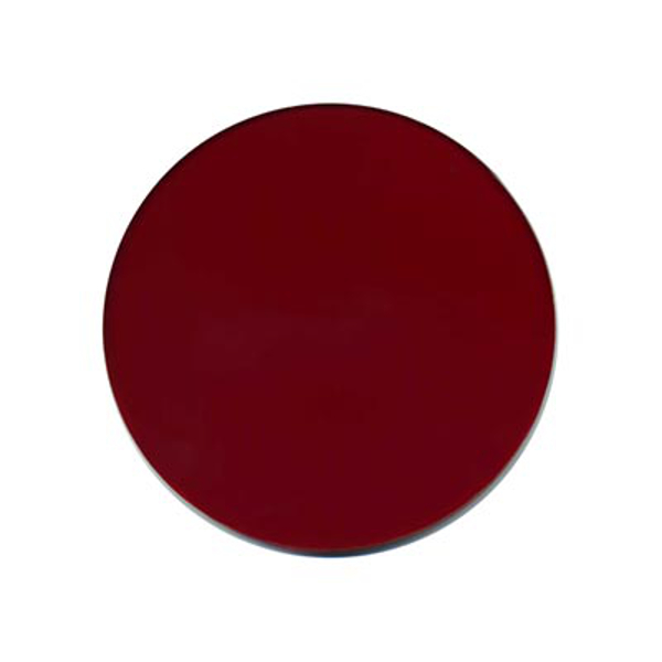 Precut Circles Red Transparent COE96