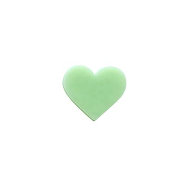 Precut Heart Mint Green Pack of 5 COE90