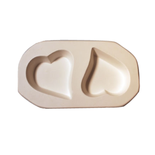 Hearts Cast A Cab Kiln Casting Mold | Art Glass Supplies - Casting Molds