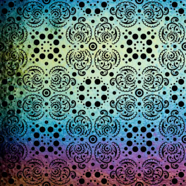 Etched Iridescent Carousel Pattern COE90
