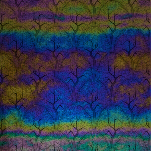 Etched Luminescent Orchard Pattern COE96