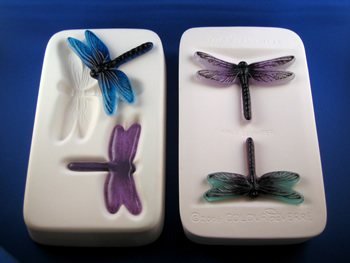 Small Dragonflies with Slumper Casting Mold