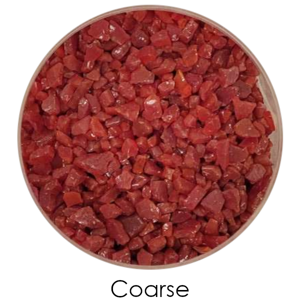 Youghiogheny Glass Red Opalescent Frit COE96