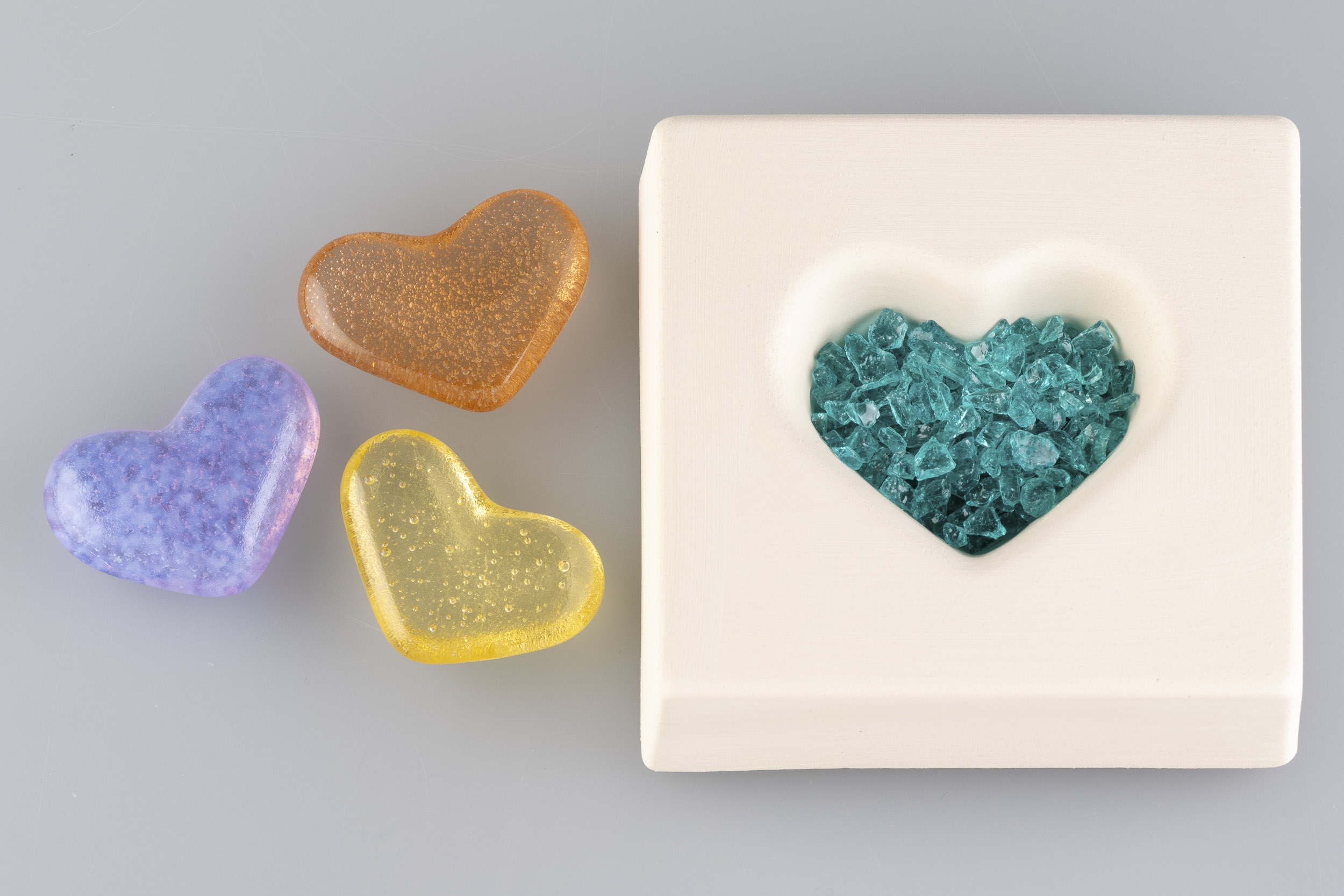 Heart Casting Mold, 3.9 x 3.5 in (10 x 9 cm)