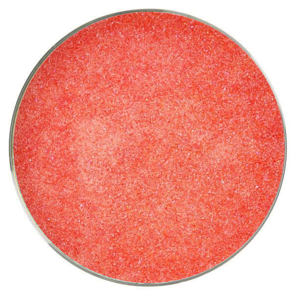 Wissmach Glass Orange Red Opalescent Frit COE96
