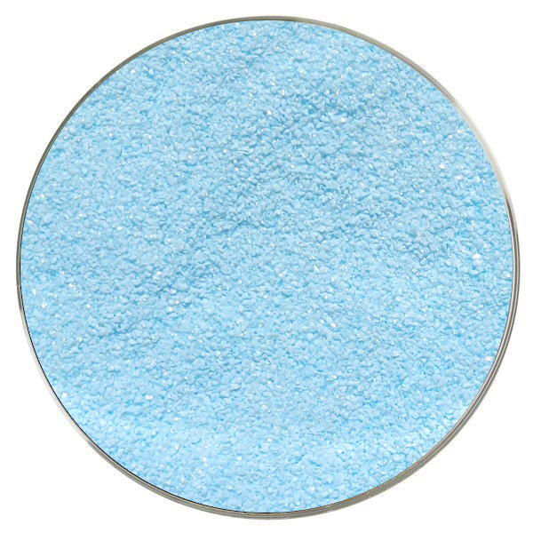 Wissmach Glass Sky Blue Opalescent Frit COE96