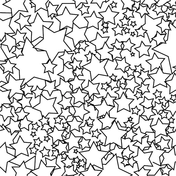 Stars Pattern Glass - ArtGlassSupplies.com - COE90 & 96 Freestyle Etched G