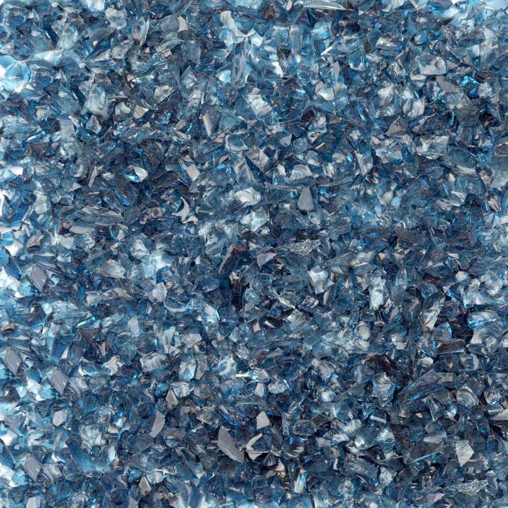 blue clear glass texture