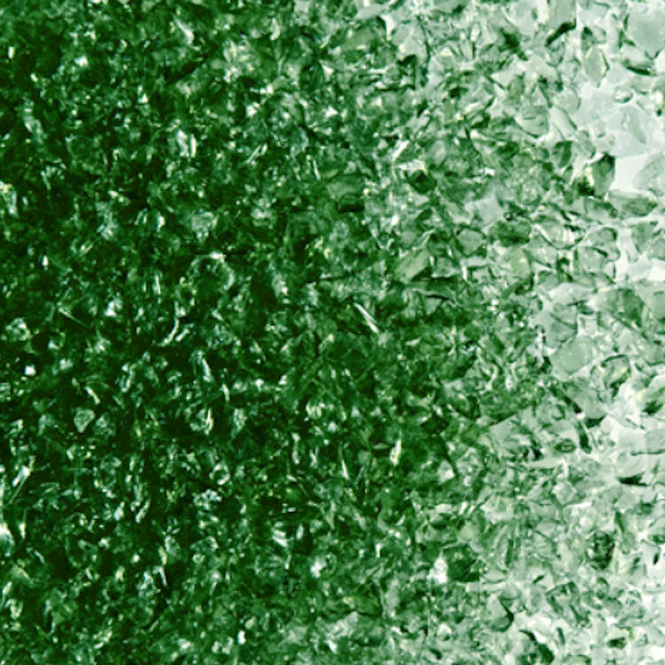 Oceanside Glass Dark Green Transparent Frit COE96