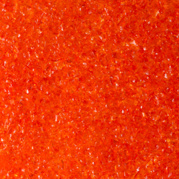 Oceanside Glass Light Orange Transparent Frit COE96