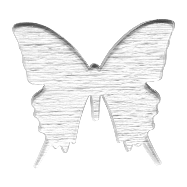 Precut Butterfly Style 1 Clear COE90