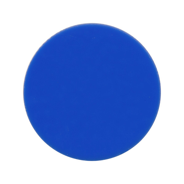 Precut Circles Medium Blue Opalescent COE96