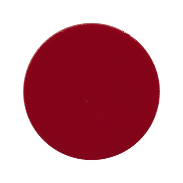 Precut Circles Red Opalescent COE96