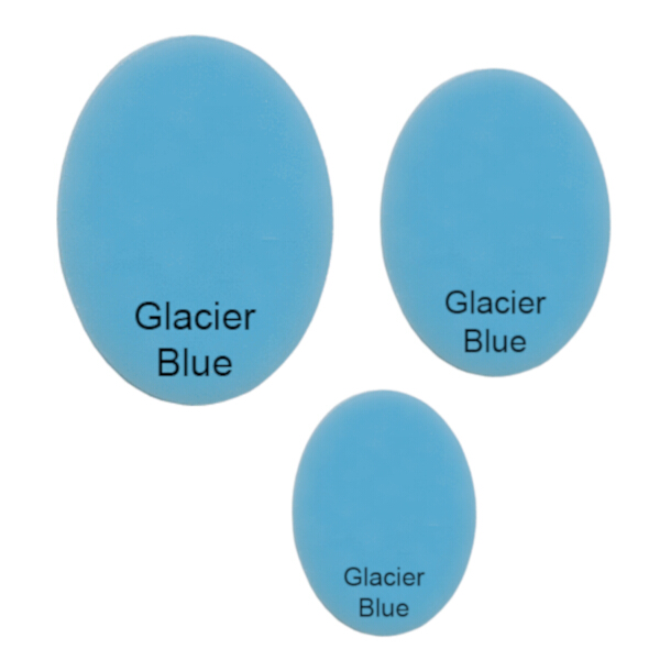 Precut Oval Glacier Blue COE90