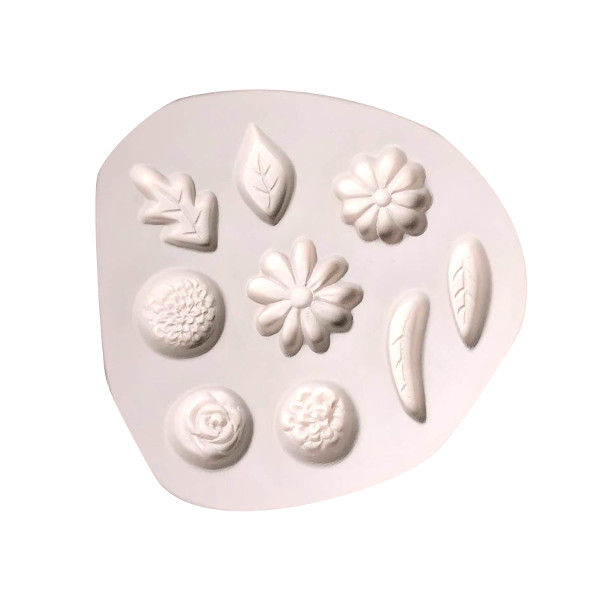 Small Flowers And Leaves Casting Mold 