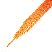 Twisted Cane Clear with Yellow, Red and Orange Single Twist Cane COE90