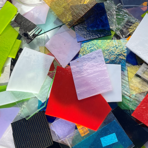 Assorted Anything Smalls Sheet Glass Scrap Pack COE90