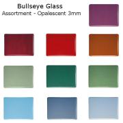 Bullseye Glass Assortment Opalescent 3mm COE90