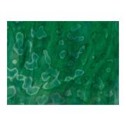 Bullseye Glass Medium Leaf, Emerald Green, Mottle Mix, Single-rolled, 3mm, Non-Fusible