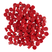 Cherry Red Semi-Opalescent Dots COE96