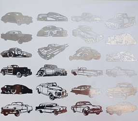 Classic Cars Decals Sheet