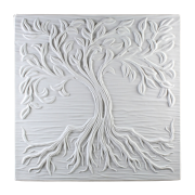 Snowflake in Square Texture Fusing Tile