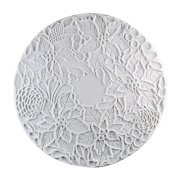 Round Poinsettia Texture Fusing Tile
