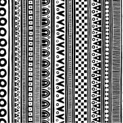 Etched Stell Strips Pattern