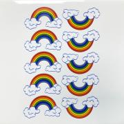 Rainbow with Cloud Decal Sheet