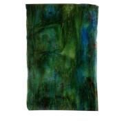 Youghiogheny Glass Green and Blue Combinations, Gold Pink Highlights, Ripple Texture, 3mm, Non-Fusible