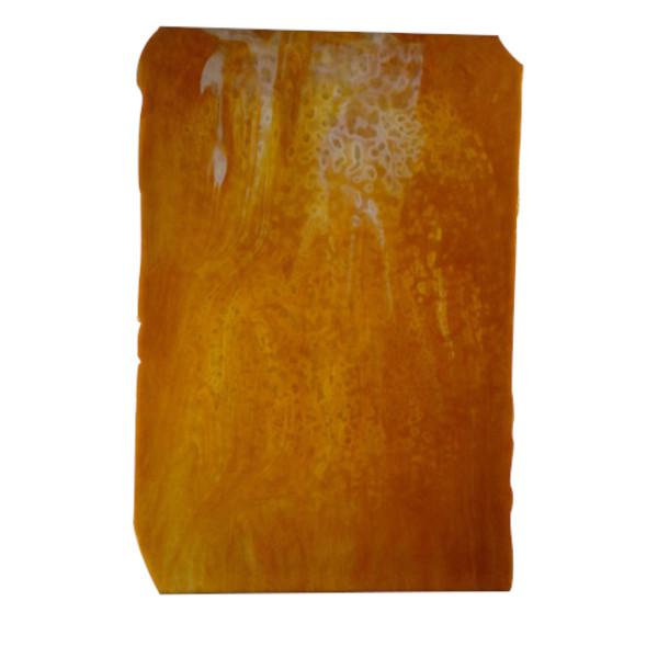 Youghiogheny Glass Marigold and White Opalescent High Strike, 3mm, Non-Fusible