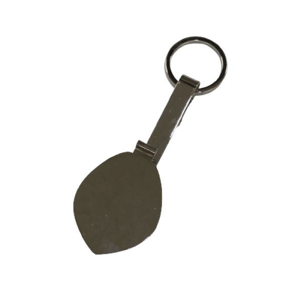 Aanraku Round Silver Key Ring Holder