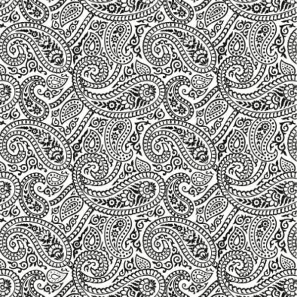 Etched Paisley Pattern