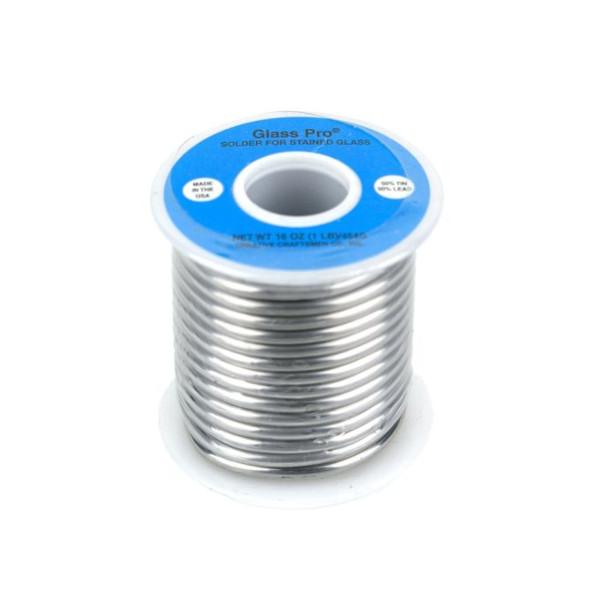 Glasspro 50/50 Solder 1lb Spool