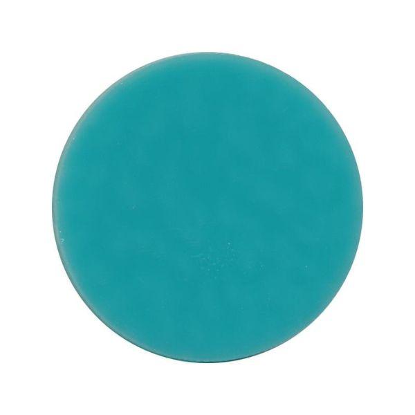 Precut Circle Turquoise Blue Opalescent COE90