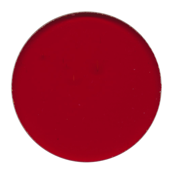 Precut Circles Red Transparent COE96