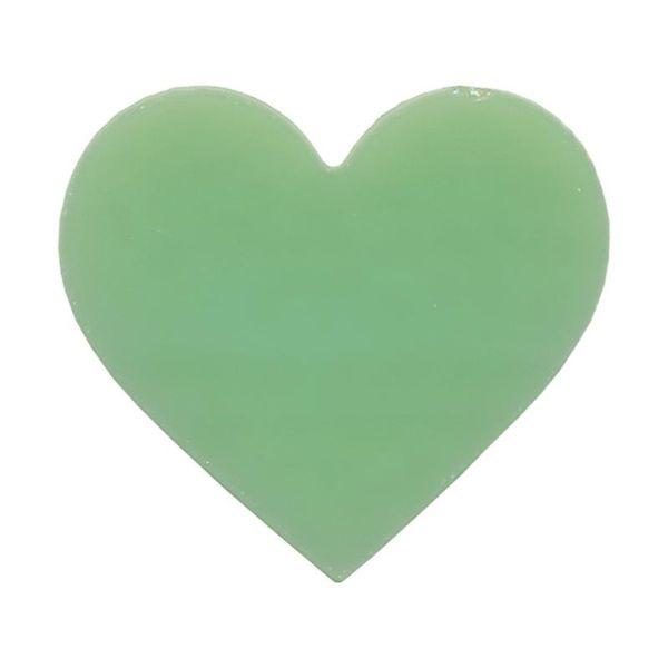 Precut Heart Mint Green COE90 - COE90 Glass Holidays
