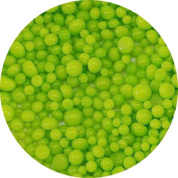 Spring Green Opalescent Frit Balls COE90