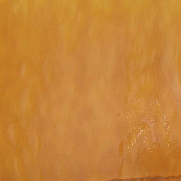 Wissmach Glass Apricot Transparent Aqualite Texture, 3mm, Non-Fusible