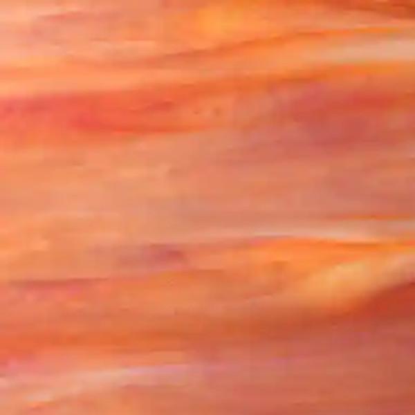 Wissmach Glass Sunrise Orange Smooth 3mm, Non-Fusible