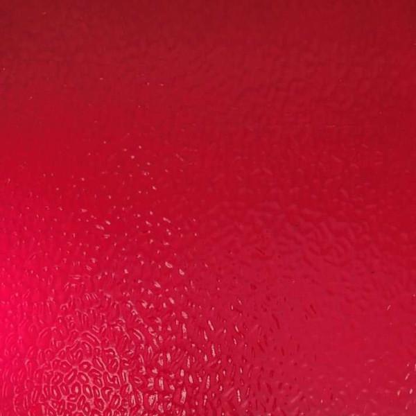 Wissmach Glass Vermillion, English Muffle Texture, 3mm, Non-Fusible